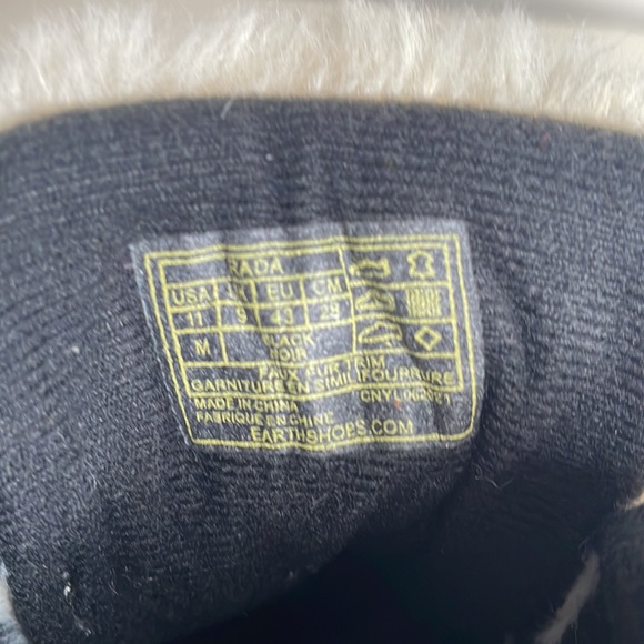 Earth Origins Rada Women's suede Faux Fur Lined Lace-Up alpine Booties size 11 - Picture 7 of 9